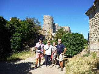 Peyrepertuse-camperisti Peyrepertuse-camperisti