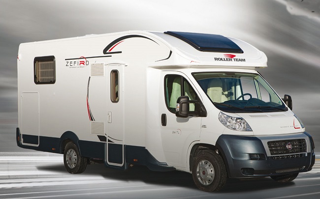 Roller Team Zefiro 266 TL Limited Edition allo stand di Vacanze 2000