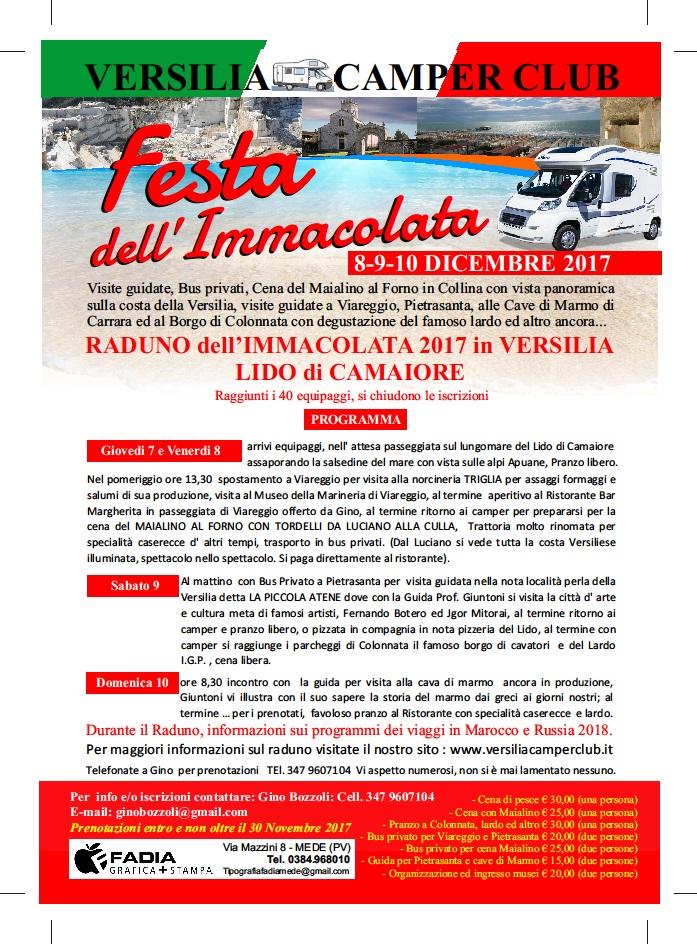 Raduno dell'Immacolata
