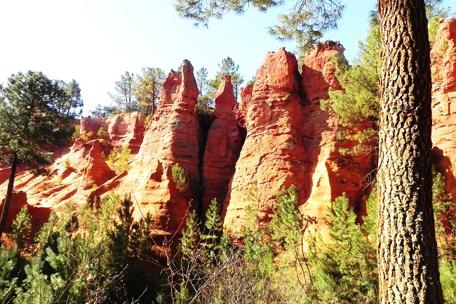 Rocce d'ocra a Roussillon Rocce d'ocra a Roussillon