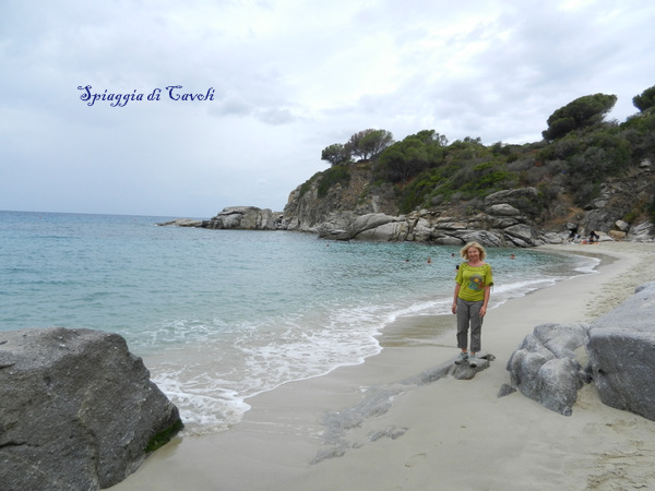 Marcella sulla spiaggia di Cavoli Marcella sulla spiaggia di Cavoli