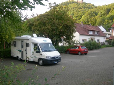 Sosta nella piazza di Bindersbach