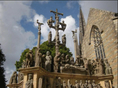 Calvario di Pleyben in Bretagna