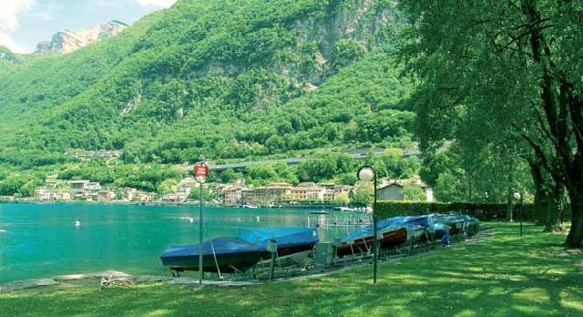 Capolago, molo Capolago, molo
