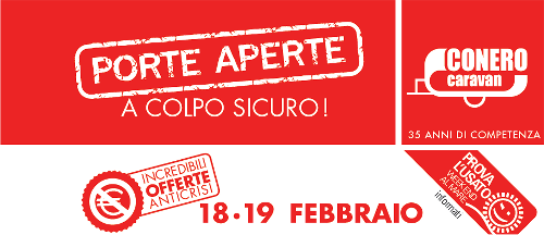 Conero Caravan | porte aperte di febbraio Conero Caravan | porte aperte di febbraio