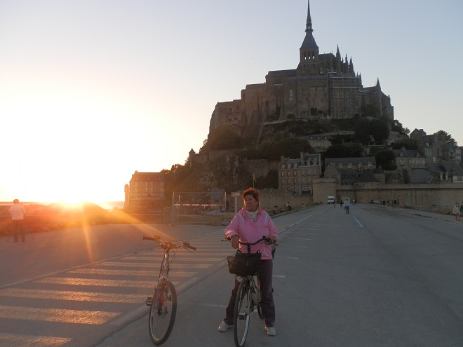Mont San Michel, alle 10 di sera....