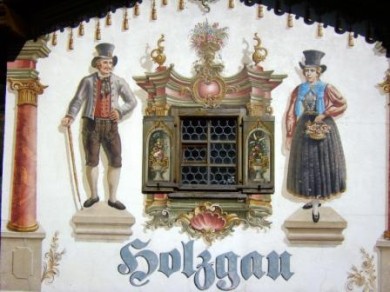 Il benvenuto "dipinto" ad Halzgau