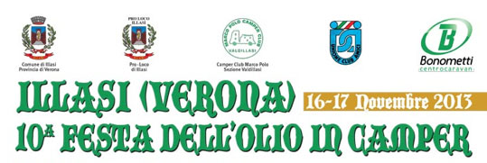 10ª Festa dell’olio in camper a Illasi (Verona) 10ª Festa dell’olio in camper a Illasi (Verona)