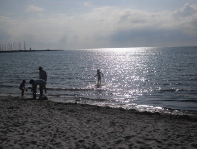Scorcio del mare del nord