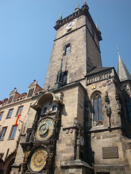 Praga il famoso orologio astronomico Praga il famoso orologio astronomico