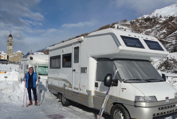 In camper a Cogne In camper a Cogne