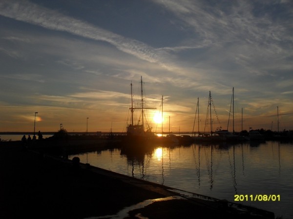 Gränna – Tramonto sul lago Vättern> Gränna – Tramonto sul lago Vättern
