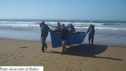 Pescatori ad Agadir nord 
