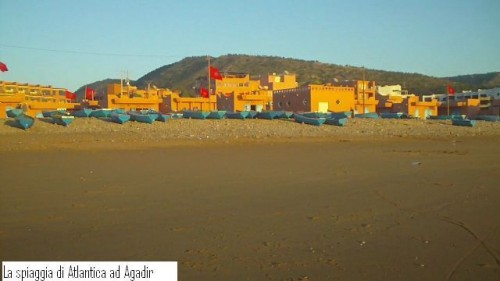 Spiaggia ad Agadir nord 