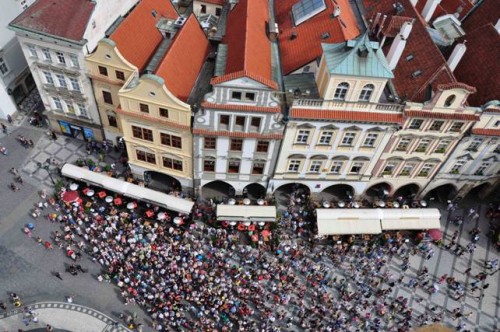 Una piazza di Praga