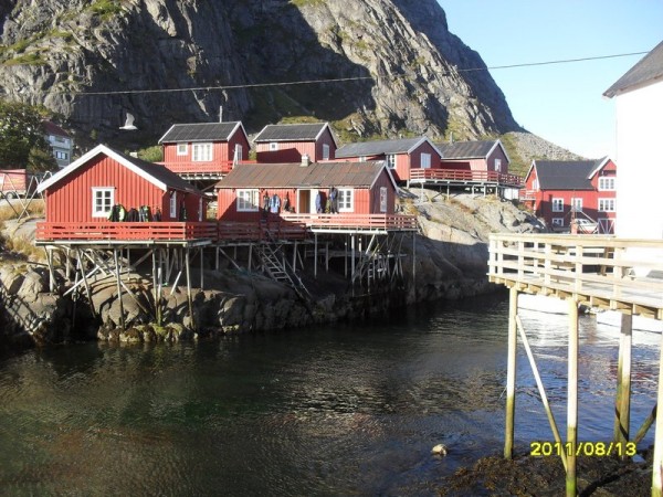 Isole Lofoten - Å – le rorbuer, le casette dei pescatori Isole Lofoten - Å – le rorbuer, le casette dei pescatori