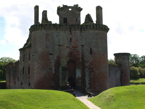 Il castello di Caerlaverock Il castello di Caerlaverock