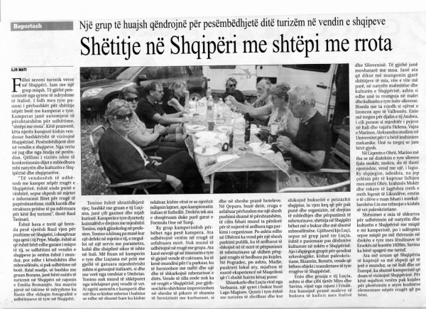 il reportage di Ilir Mati sul nostro gruppo