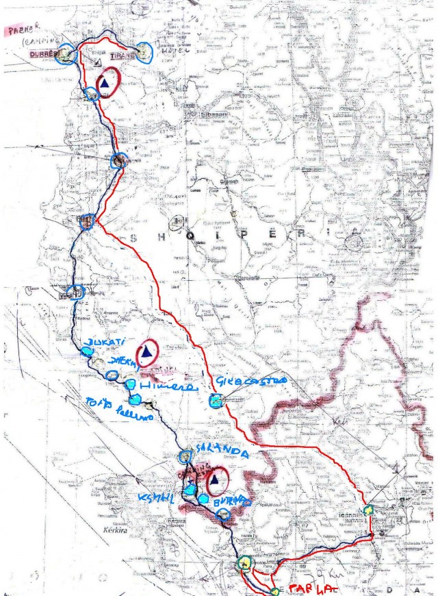 itinerario mappa del viaggio itinerario mappa del viaggio