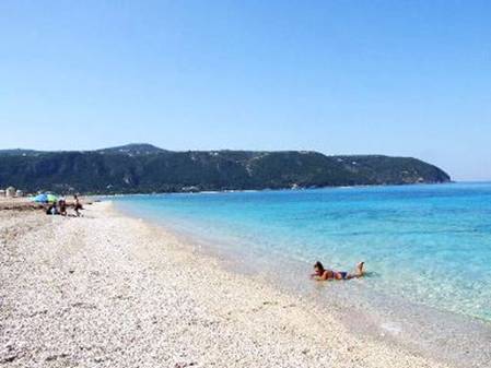 L'ampia laguna di Lefkada L'ampia laguna di Lefkada