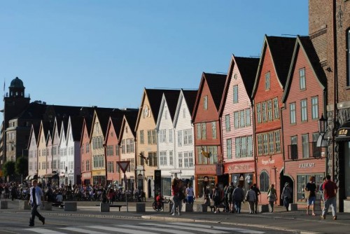 La città di Bergen La città di Bergen