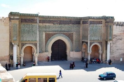 La Porta di Bab Mansour a Meknes La Porta di Bab Mansour a Meknes