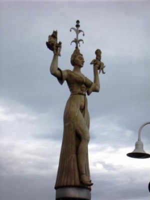 La statua di Imperia a Costanza