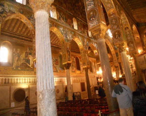 Palermo interno della Cappella Palatina Palermo interno della Cappella Palatina
