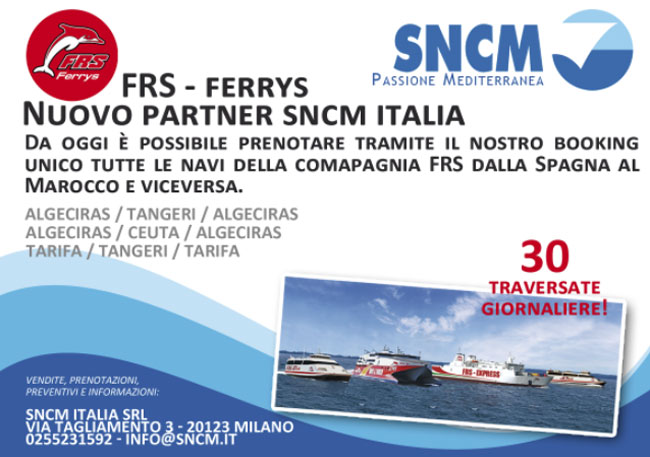 FRS IBERIA nuovo partner SNCM Italia FRS IBERIA nuovo partner SNCM Italia