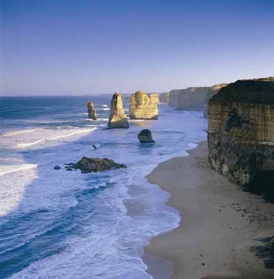 Victoria, vista sul mare dalla Great Ocean Road Victoria, vista sul mare dalla Great Ocean Road