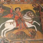 Dipinto nella chiesa di Debre Berhan Selassie