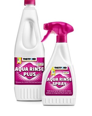 La ‘potenza rosa’ di Thetford Aqua Rinse Plus si fa in due!