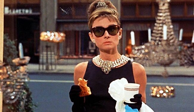 Audrey Hepburn in “Colazione da Tiffany”