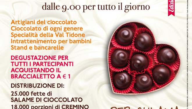 Cioccolandia a Castel San Giovanni il 7 novembre