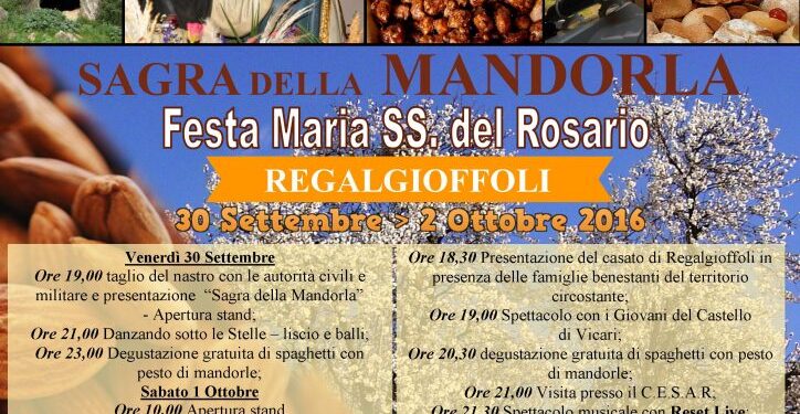La sagra della mandorla nella borgata di Regalgioffoli