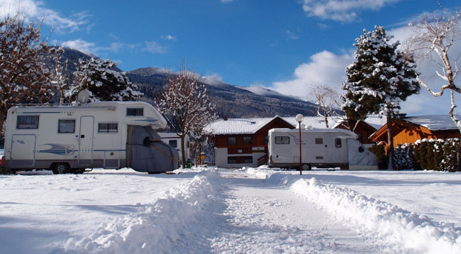 Dolomiti Camping Village d'inverno