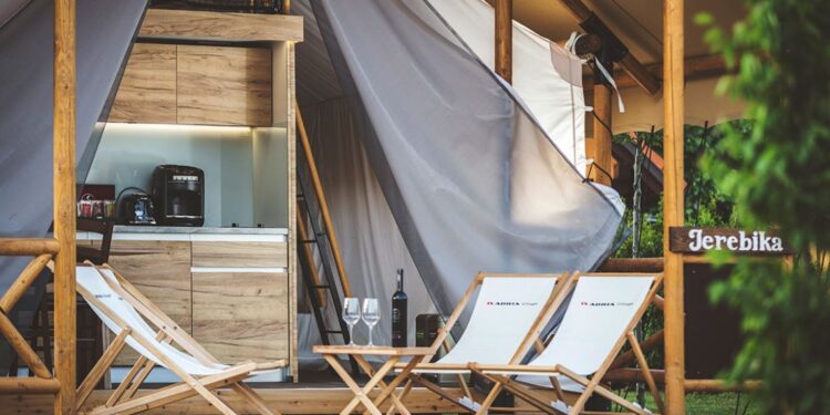 Terme Olimia lancia il camping in versione luxury: Glamping Olimia Adria Village