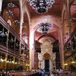Interno della Sinagoga grande a Budapest