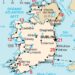 Mappa del viaggio in camper in Irlanda