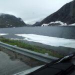 Laghetto ghiacciato verso Flåm