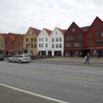 Le caratteristiche case del Bryggen al porto