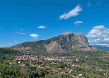 Monte Bulgheria visto del Santuario