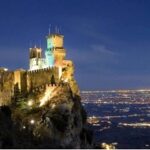 San Marino vista notturna