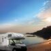 Spiaggia-tramonto-camper