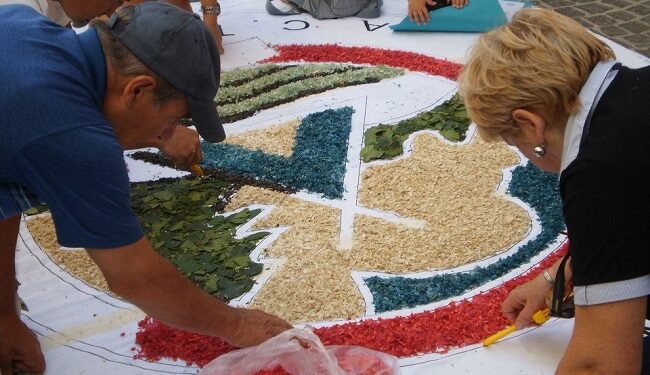 Tappeto di fiori