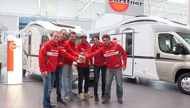 Bürstner partecipa alla Dakar con due autocaravans Ixeo