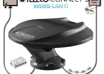 Teleco presenta la nuova antenna TV omnidirezionale Wing-LAN 11