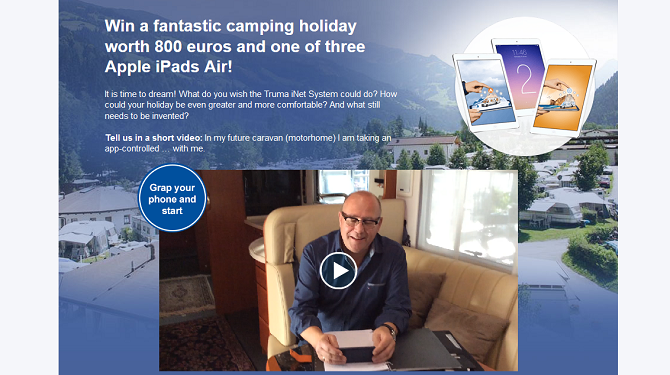Vincere una vacanza da sogno in camping con Truma