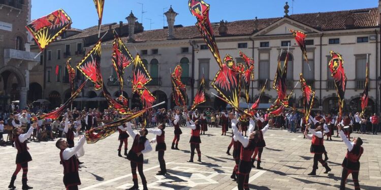 Veneto in festa per il campionato degli sbandieratori