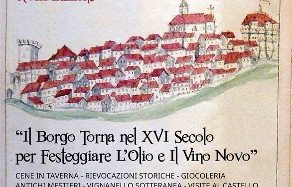 XVIII Festa dell’olio e del vino novello 10-11-12 / 17-18-19 novembre 2017 a Vignanello (VT)